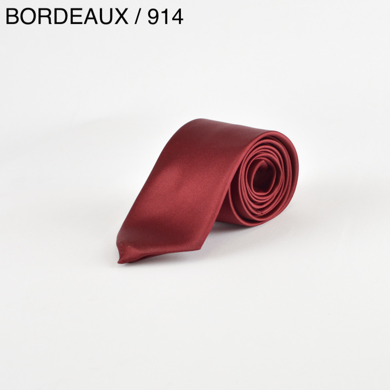 Cravate BORDEAUX/914