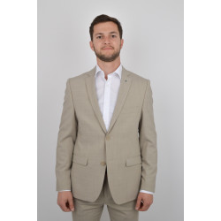 Veste de costume beige (2198/32 Oxford)