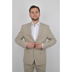 Veste de costume beige...