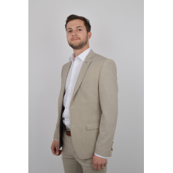 Veste de costume beige (2198/32 Oxford)