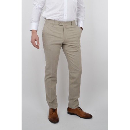 Pantalon de costume beige (2198/32 LILLE-CASTRES)