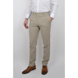 Pantalon de costume beige (2198/32 LILLE-CASTRES)