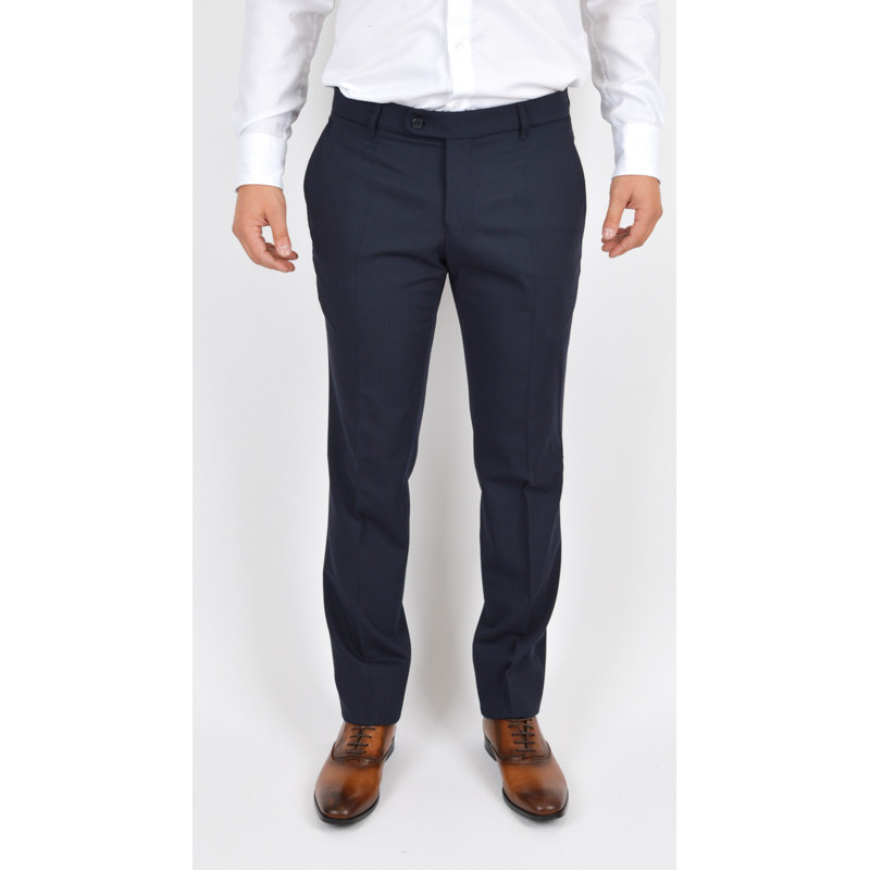 Pantalon de costume bleu foncé (2198/12 LILLE-CASTRES)