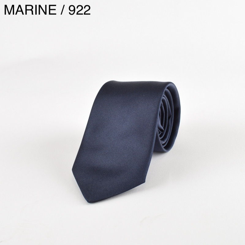 Cravate unie MARINE / 922