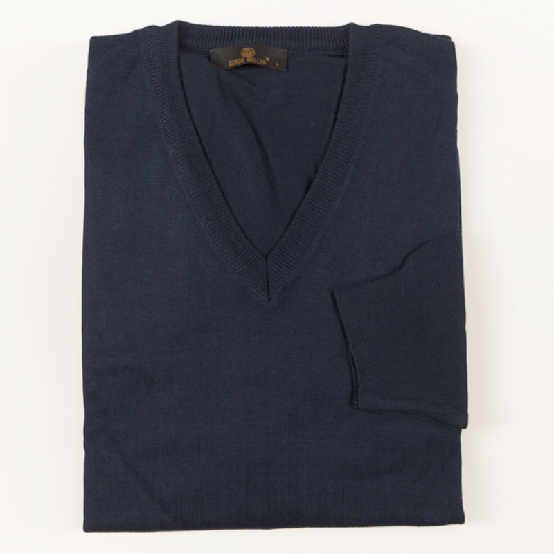 Pull fin col V marine - 1002/10