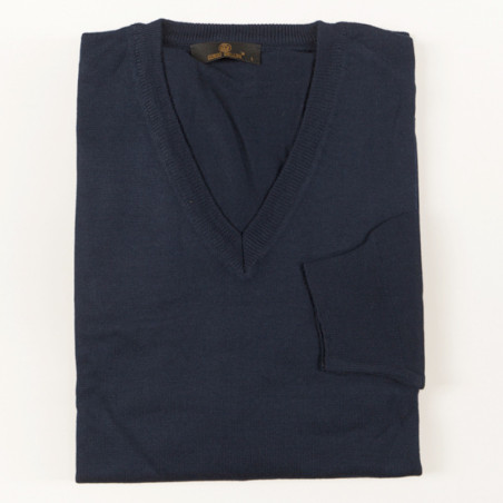 Pull fin col V marine - 1002/10