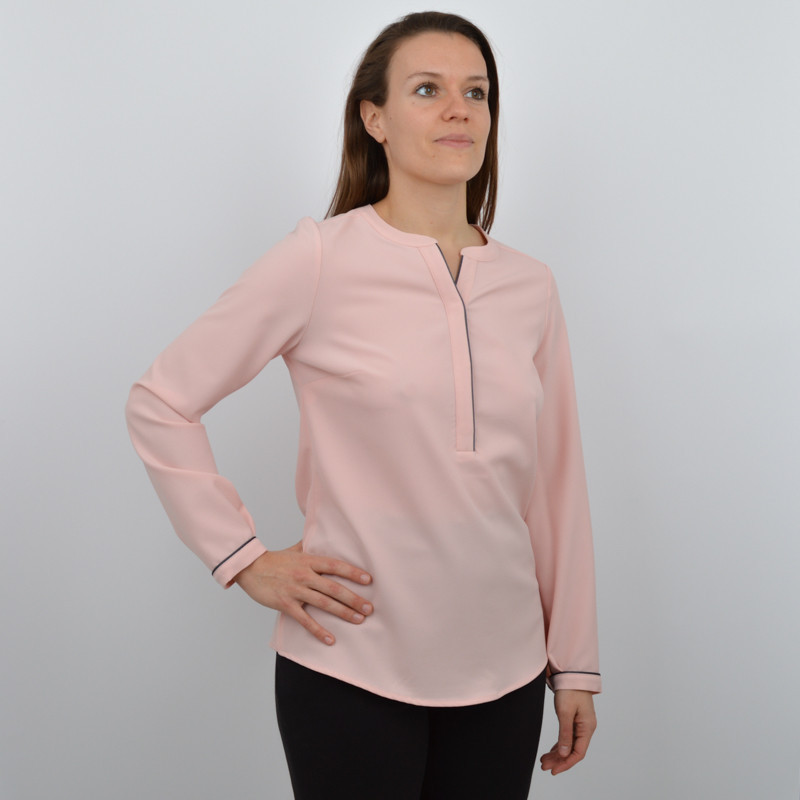 Blouse crêpe rose - JAPSUL/68