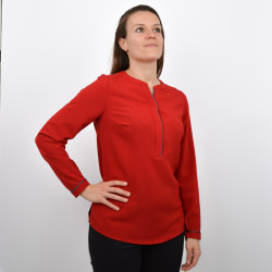 Blouse crêpe rouge - JAPSUL/60
