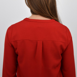 Blouse crêpe rouge - JAPSUL/60