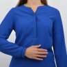 Blouse crêpe bleu roy - JAPSUL/14