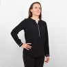 Blouse crêpe noire - JAPSUL/00