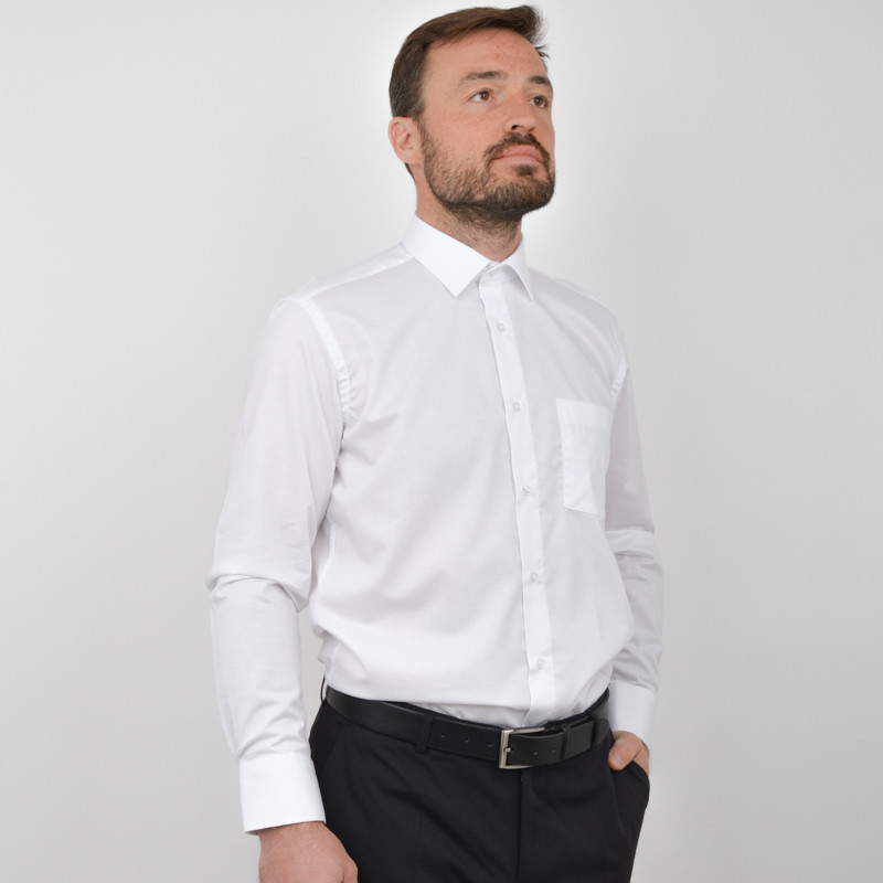 Chemise blanche repassage superflu  (3300/34-3400/34)