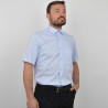 Chemisette bleu ciel repassage superflu (3315/12-3415/12)