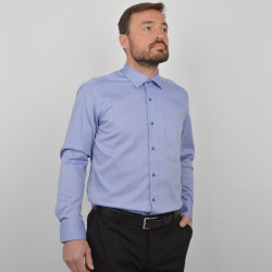 Chemise oxford bleu...