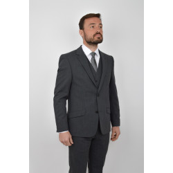 Veste de costume gris moyen...