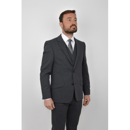 Veste de costume gris moyen (2198/03)