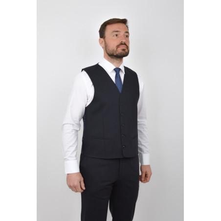 Gilet de costume marine (2198/10 Sylvio)