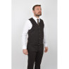 Gilet de costume marron (2198/20 Sylvio)