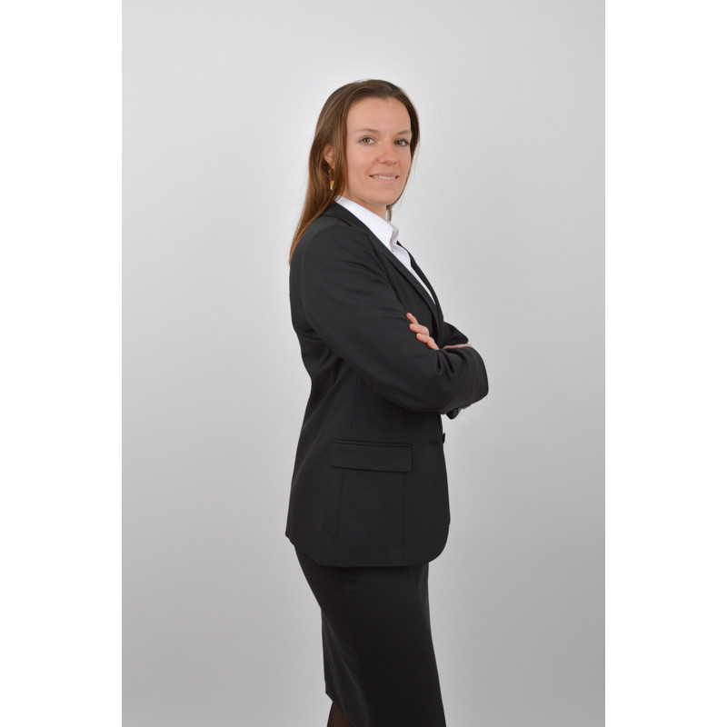 Veste tailleur Bi-Extensible noire - 2198/00 VAL