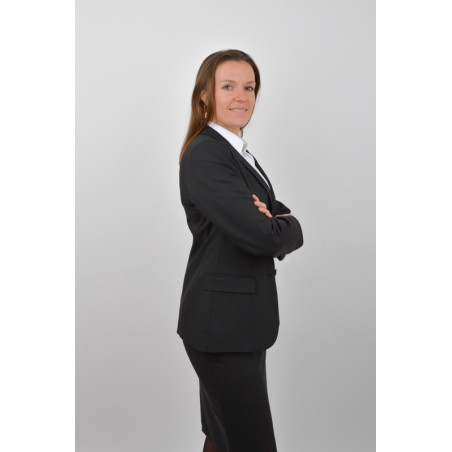 Veste tailleur Bi-Extensible noire - 2198/00 VAL