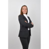 Veste tailleur Bi-Extensible anthracite - 2198/01 Val