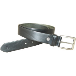 Ceinture lisse en cuir noir...