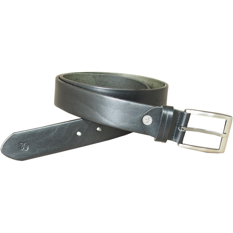 Ceinture lisse en cuir noir - Finley/10