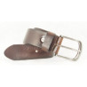 Ceinture cuir marron aspect vieilli - Sean/21