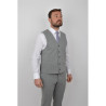 Gilet de costume gris moyen (2198/04 Sylvio)