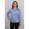 Chemisier manches longues oxford bleu (3550/15)