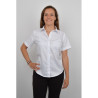 Chemisier manches courtes oxford blanc (3555/34)